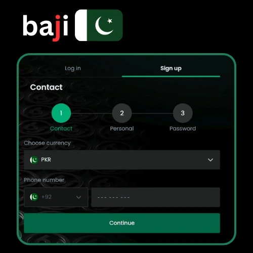 Baji app registration