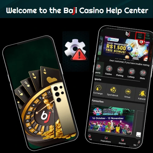 Baji live support screen