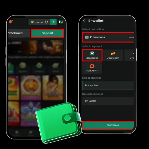 Baji deposit methods